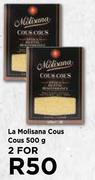 La Molisana Cous Cous-For 2 x 500g
