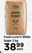 Food Lover's White Sugar-2kg-Each