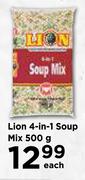 Lion 4-In-1 Soup Mix-500g Each