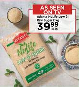 Atlanta NuLife Low GI Raw Sugar-2kg-Each