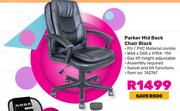 Parker Mid Back Chair Black