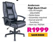 Anderson High Back Chair
