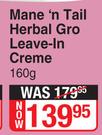 Mane n Tail Herbal Gro Leave In Creme-160g