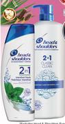 Head & Shoulders Anti Dandruff Shampoo & Conditioner Assorted-600ml Each