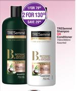 Tresemme Shampoo Or Conditioner Assorted-750ml/900ml