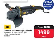 CAT 2300W 230mm Angle Grinder DX351-Each
