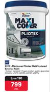 Dulux 20L Maxicover Pliotex Matt Textured Exterior Paint