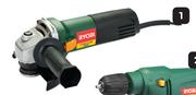 Ryobi 115mm 650W Angle Grinder HG-650-Each