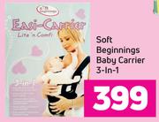 Soft Beginnings Bbay Carrier 3 In 1