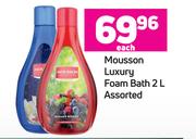 Mousson Luxury Foam Bath Assorted-2L Each