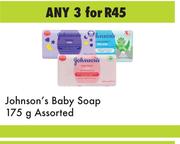 Johnson's Baby Soap Assorted-For 3 x 175g