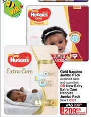 Huggies gold size hot sale 1 jumbo pack
