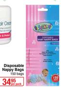 BabyThings Disposable Nappy Bag-150 Bags Per Pack
