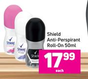 Shield Anti Perspirant Roll On-50ml Each 