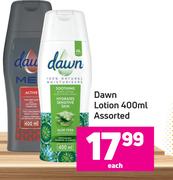 Dawn Lotion Assorted-400ml Each