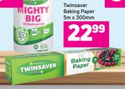 Twinsaver Baking Paper-5m x 300mm