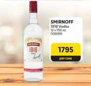 Smirnoff 1818 Vodka-12 x 750ml Per Case