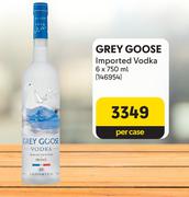 Grey Goose Imported Vodka-6 x 750ml Per Case