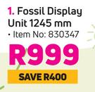 Fossil Display Unit 1245mm