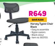 Harvey Typist Chair (Black)