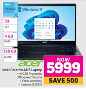 Acer Intel Celeron A115 Laptop