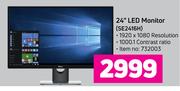Dell 24" LED Monitor SE2416H
