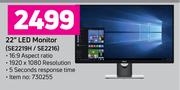 Dell 22" LED Monitor SE2219H/SE2216