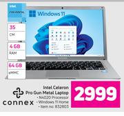 Connex Intel Celeron Pro Gun Metal Laptop