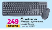 Volkano Wireless Keyboard & Mouse Combo