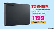 Toshiba 2.5" 2TB Hard Drive