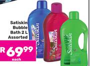 Satiskin Bubble Bath Assorted-2Ltr Each