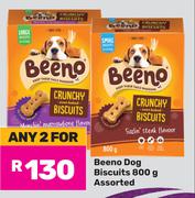 Beeno Dog Biscuits Assorted-For Any 2 x 800g
