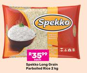 Spekko Long Grain Parboiled Rice-2Kg Each