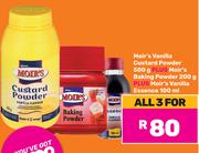 Moir's Vanilla Custard Powder 500g+Moir's Baking Powder 200g+Moir's Vanilla Essence 100ml-For All 3