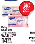 Purity Baby Soap Bar Assorted-175g Each