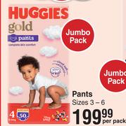 Huggies Gold Pants Sizes 3-6 Jumbo Pack-Per Pack