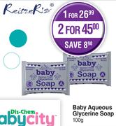 Reitze R'S Baby Aqueous Glycerine Soap-100g