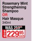 Mielle Rosemary Mint Strengthening Shampoo Or Hair Masque 340ml-Each