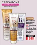 Creightons Sunshine Blonde Extra Moisturising Shampoo Or Conditioner-250ml Each