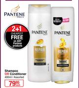 Pantene Shampoo Or Conditioner 400ml Assorted-Each