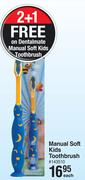 Dentalmate Manual Soft Kids Toothbrush-Each