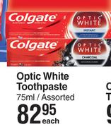 Colgate Optic White Toothpaste Assorted-75ml Each