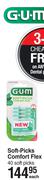 G.U.M Soft Picks Comfort Flex 40 Soft Picks-Each