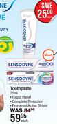 Sensodyne Toothpaste-75ml Each