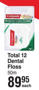Colgate Total 12 Dental Floss-50m Each