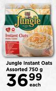 Jungle Instant Oats Assorted-750g Each