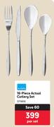 Amefa 16 Piece Actual Cutlery Set-Per Set