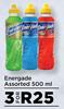 Energade Assorted-For 3 x 500ml