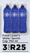 Food Lover's Water Sports Cap-For 3 x 750ml