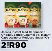 Jacobs Instant Iced Cappuccino Original,Salted Caramel 8's-For 2